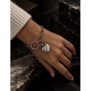 PULSEIRA HOWLITA BRANCA AÇO