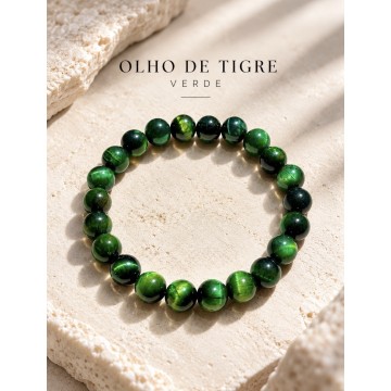 PULSEIRA OLHO DE TIGRE VERDE