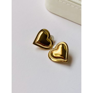 Spring heart earrings.