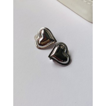 Spring heart earrings.