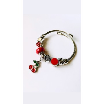 Cherry bracelet