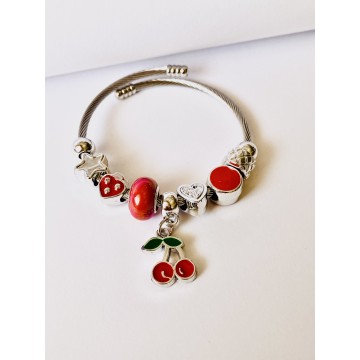 Cherry bracelet